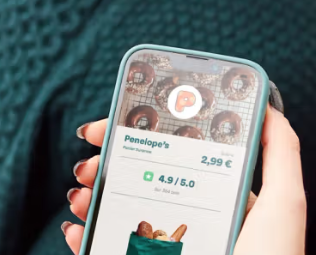 Réservation panier sur mobile