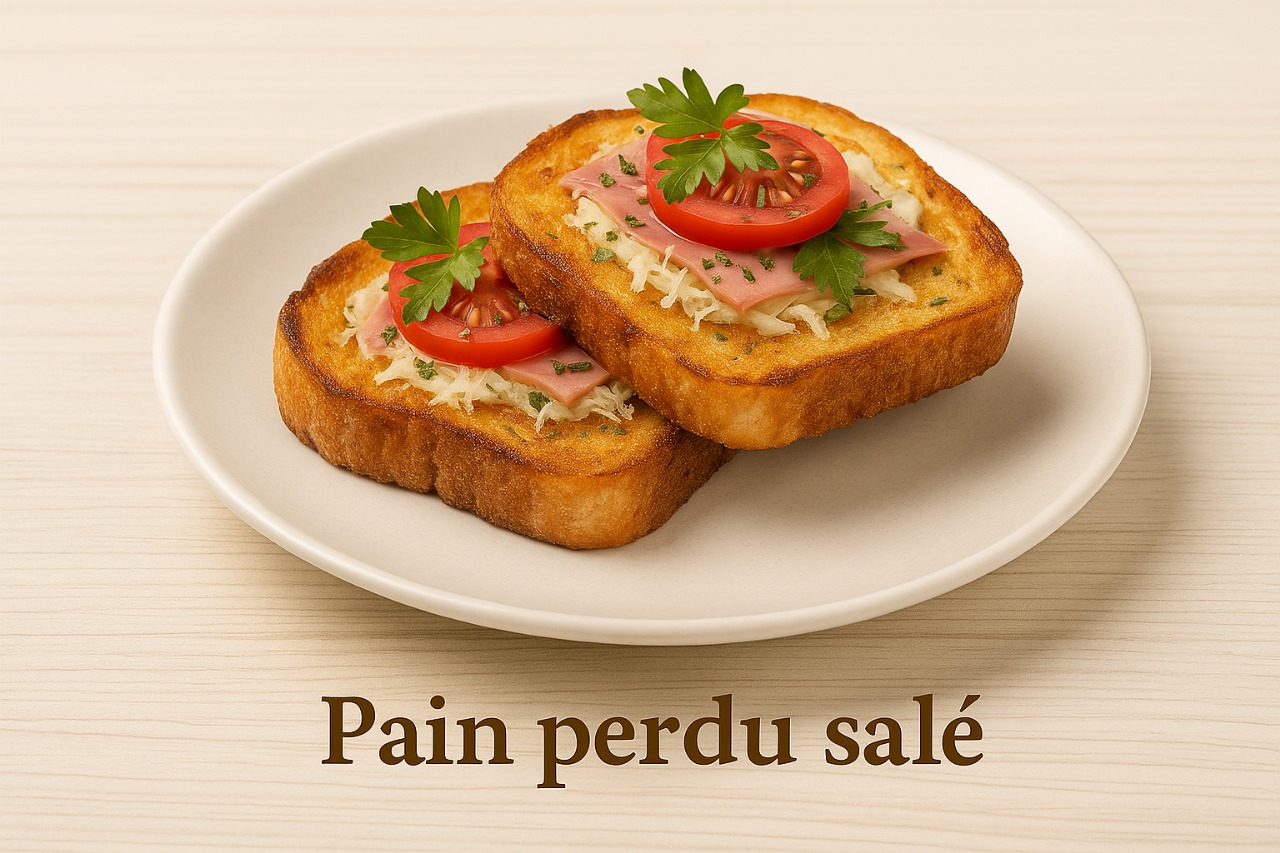 Pain perdu salé